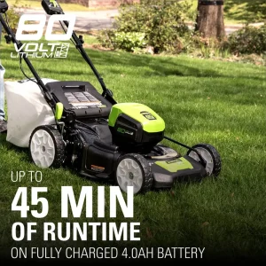 Greenworks 80V Cordless 21-Inch Self-Propelled Brushless Lawn Mower