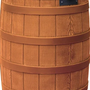 Good Ideas Rain Wizard 50 Gallon Plastic Outdoor Rain Barrel Water Storage Collector