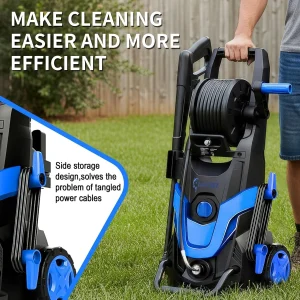 Pressure Washer 4800PSI With 4 Quick Connect Nozzles, Inlet Hose, Filter And 500ML Soap Tank