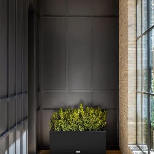 Veradek Rectangular Planter, Large, 16 in x 15 in x 38 in - Block Series Long Box