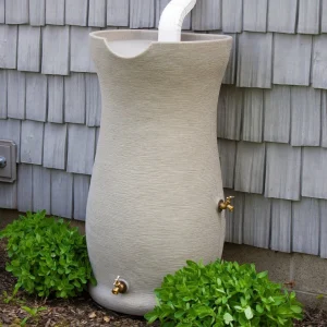Impressions Corsican 50 Gallon Rain Saver, Sandstone - IM-COR050-SAN