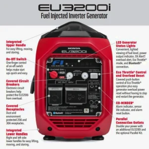 Honda EU3200i 3200W Inverter Generator - EU3200i