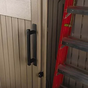 Rubbermaid Outdoor Storage Shed 52-Cubic-Foot Lockable UV-Resistant Heavy-Duty Resin