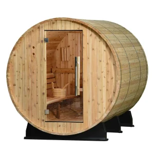 Almost Heaven Classic Barrel Sauna, 6 Person - Princeton