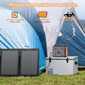 ZeroKor Solar Generator Kit 300W With 40W Solar Panel And 110V AC Outlet