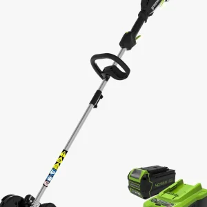 Greenworks 40V Brushless Edger With 8in Blade, 4.0Ah Battery And Charger