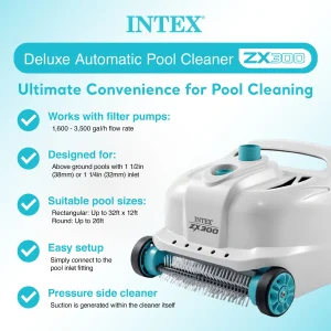 INTEX Ultra XTR Above Ground Pool 24ft x 12ft x 52in With 2 Floating Recliners And Mega Chill II Cooler