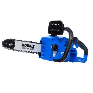 Kobalt 24-Volt 12-in Brushless Battery Chainsaw With 4 Ah Battery And Charger