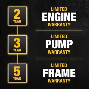 DeWalt Gas Pressure Washer 3300 PSI 2.4 GPM With 25-ft Hose And 5 Nozzles - DXPW3300-S
