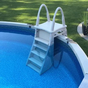 Confer Plastics Above Ground Pool Roll-Guard Safety Ladder, Adjustable - 7200