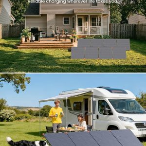 Portable Foldable Solar Panel 450W 38V N-Type 16BB 25% Efficiency - IP68 Waterproof