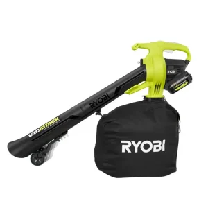 RYOBI Vac Attack 40V Cordless Leaf Vacuum & Mulcher With 2x 5.0Ah Batteries & Charger - RY40451-2B