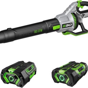 EGO Power+ 56-Volt 765 CFM Brushless Cordless Leaf Blower With 5.0Ah And 2.5Ah Batteries - LB7654