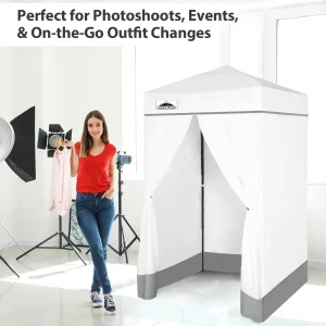 EAGLE PEAK Ultra Compact 4 ft x 4 ft Pop-Up Changing Room Canopy - Flex