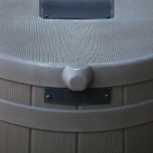 Good Ideas Rain Wizard 50 Gallon Plastic Outdoor Rain Barrel Water Storage Collector