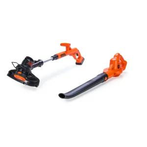 BLACK+DECKER 20V MAX Lithium 10 In. String Trimmer/Edger And Hard Surface Sweeper Combo Kit - LCC221