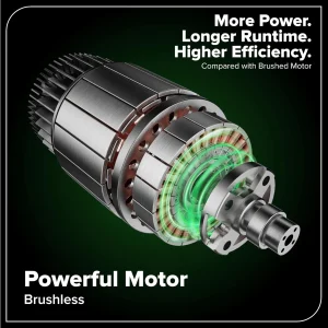 Greenworks 40V Cordless Brushless Leaf Blower Vacuum With Bag, 230 MPH, 505 CFM, 5.0Ah Battery And Charger