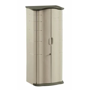 Rubbermaid Vertical Resin Weather Resistant Outdoor Storage Shed