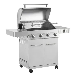 Monument Grills Stainless Steel 4 Burner Propane Gas Grill With Rotisserie - 17842