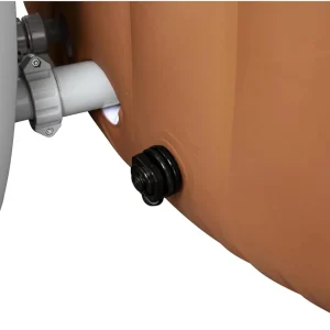 2-4 Person Inflatable Hot Tub With 120 Air Jets And Insulated Cover