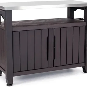 Keter Outdoor Storage Table And Prep Station With 78 Gallon Storage - Unity XL