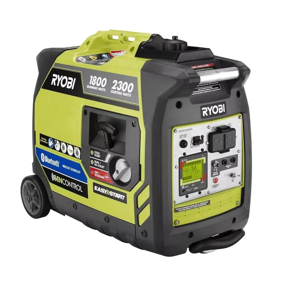 Ryobi 2,300-Watt Gasoline Powered Inverter Generator