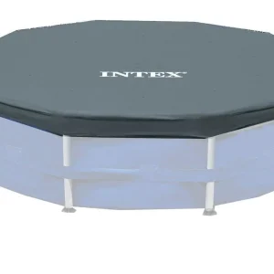 Intex Metal Frame Above Ground Swimming Pool With Filter And Cover, 12 Ft x 30 Inches - 28211EH