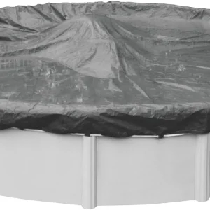 Robelle Ultimate Charcoal Winter Pool Cover For 30 ft Above Ground Pools, 34 ft Cover Size, 4 ft Overlap - 5130-4