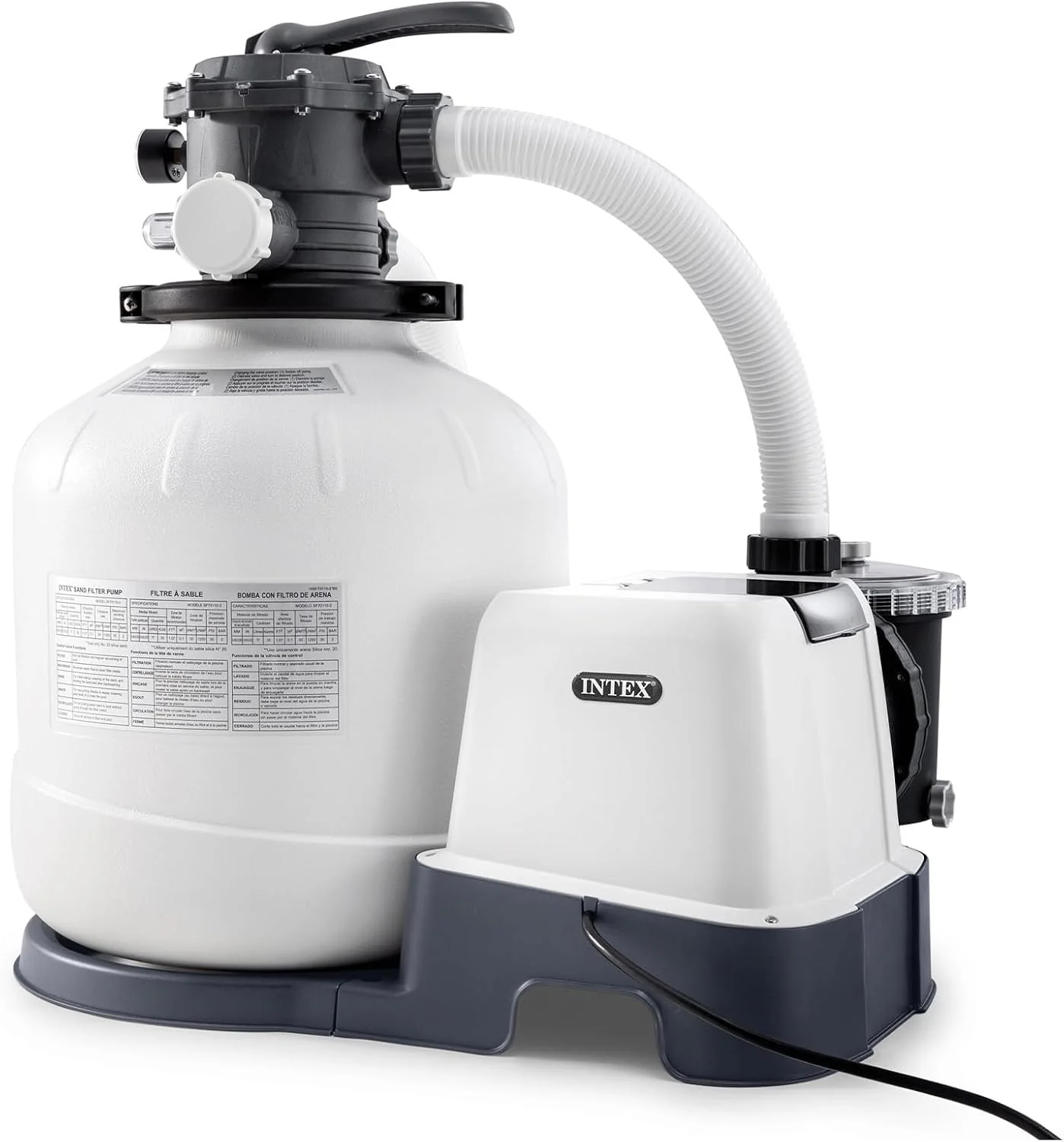 Intex Sand Filter Pump & Saltwater System For Up To 15 000 Gal Pools Krystal Clear