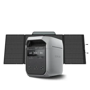 EF ECOFLOW Solar Generator DELTA 3 Plus With 400W Solar Panel, 1000W Solar Input - DELTA 3 Plus