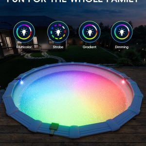 Solar LED Pool Light - 42 LEDs, 10 Color Options