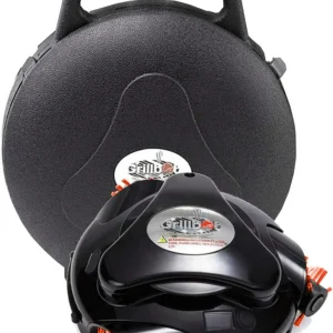 Grillbot Automatic Grill Cleaning Robot With Nylon Brushes, Black, Carry Case