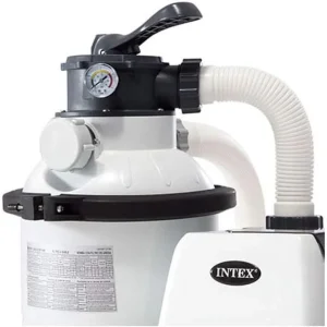 Intex Krystal Clear 16 Inch 3,000 GPH Above-Ground Pool Sand Filter Pump - 26651EG