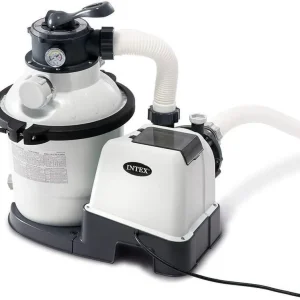 Intex Krystal Clear 16 Inch 3,000 GPH Above-Ground Pool Sand Filter Pump - 26651EG