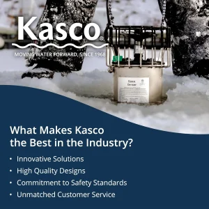 Kasco Lake And Pond De-Icer 3/4 HP 120V With 50 Ft Electric Power Cord