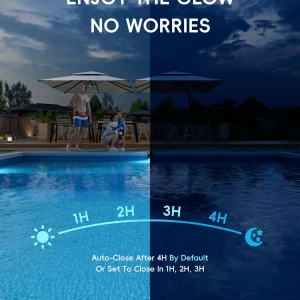 Solar LED Pool Light - 42 LEDs, 10 Color Options