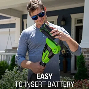 Greenworks 40V Brushless Edger With 8in Blade, 4.0Ah Battery And Charger