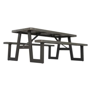 Lifetime 6-Foot W-Frame Folding Picnic Table, Brown - 60233