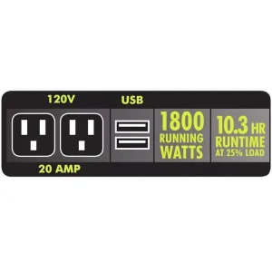 Ryobi 2300-Watt Gas-Powered Portable Inverter Generator