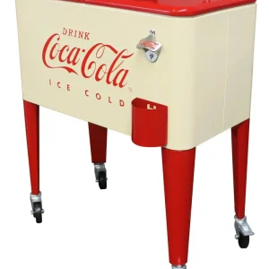 Leigh Country Coca-Cola Metal Outdoor Patio Cooler, 60 Qt - CP 98111
