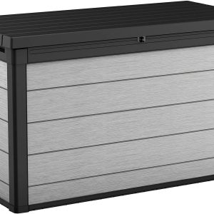 200 Gallon Resin Deck Box, 59.7 in L x 28.5 in W x 35.4 in H
