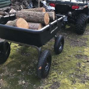 Gorilla Carts Utility Dump Wagon 6 Cubic Feet 1200 lb Capacity Black - GOR6PS
