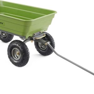 Gorilla Carts Utility Dump Wagon 6 Cubic Feet 1200 lb Capacity Black - GOR6PS