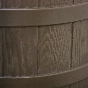 Good Ideas Rain Wizard 50 Gallon Plastic Outdoor Rain Barrel Water Storage Collector