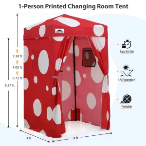 EAGLE PEAK Ultra Compact 4 ft x 4 ft Pop-Up Changing Room Canopy - Flex