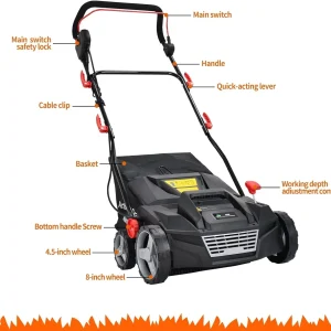 Forever Green Lawns Limited Artificial Turf Power Brush Sweeper, 50 L, 380mm, 110 Volts - Sweepy Box USA