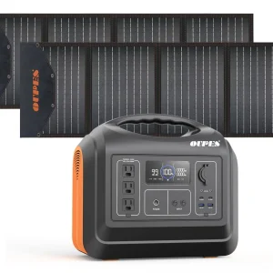 OUPES Portable Power Station 1488Wh 1800W With 2 x 100W Panels
