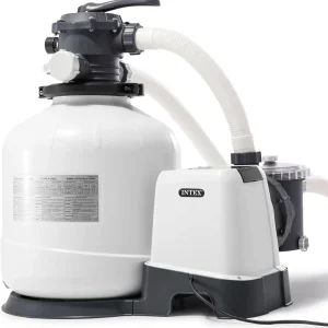Intex Krystal Clear 16 Inch 3,000 GPH Above-Ground Pool Sand Filter Pump - 26651EG