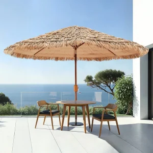 Thatched Tiki Patio Umbrella 9 ft