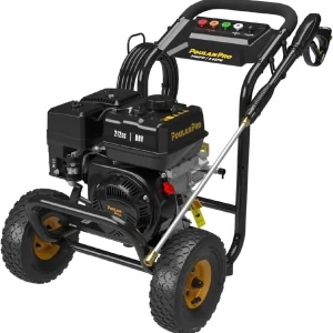Poulan Pro Gas Pressure Washer 3400 PSI 2.6 GPM 212cc 4-Cycle With 30ft Hose, 21 Inch Lance, 5 Nozzles